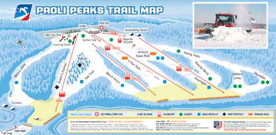 Trail Map of Paoli Pea